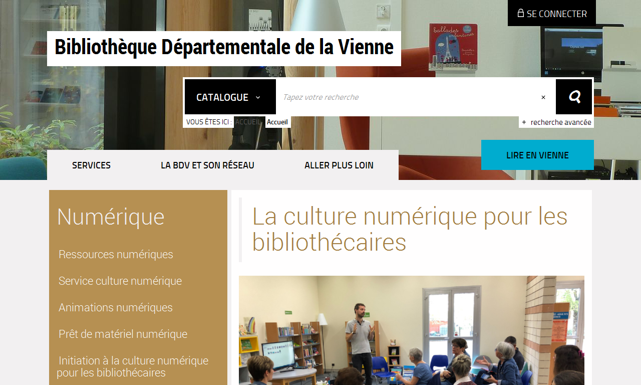 Initiation à la culture numérique pour les bibliothécaires | François (Lire en Vienne)